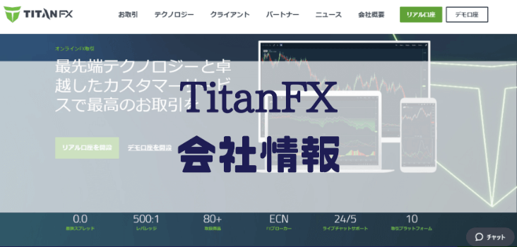 TitanFXの会社情報